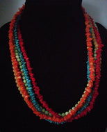 Organic strands necklace